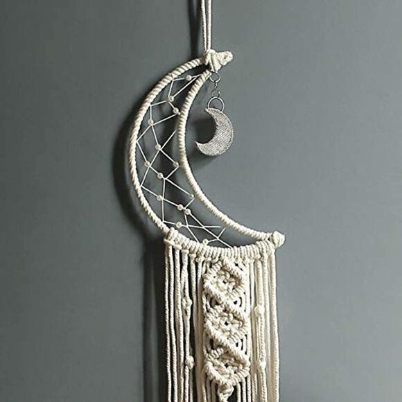 Moon Dream Catcher Home Decor Light Up Room Art - Picture 6 of 7